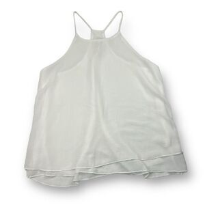 Blu Pepper White Camisole Blouse Top Size Medium
